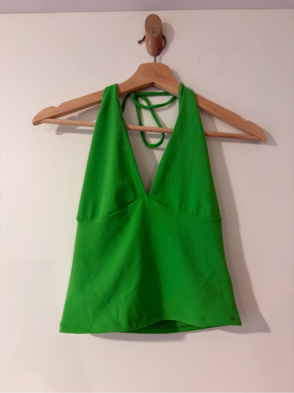 NWT Made in USA Urban Renewal Bright Green Halter Tank